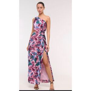 blue maxi dress sleeveless Sleeveless Ruffle Button Up Maxi Dress L